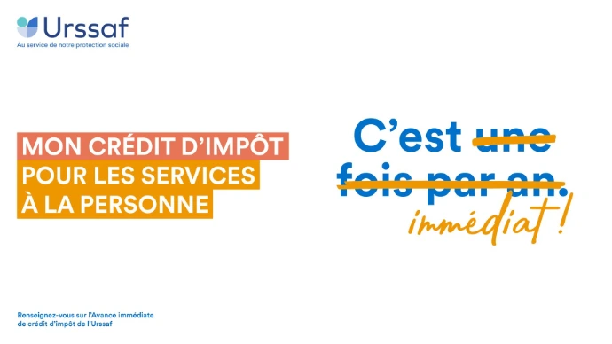 l'avance du crédit d'impôt, c'est immédiat!